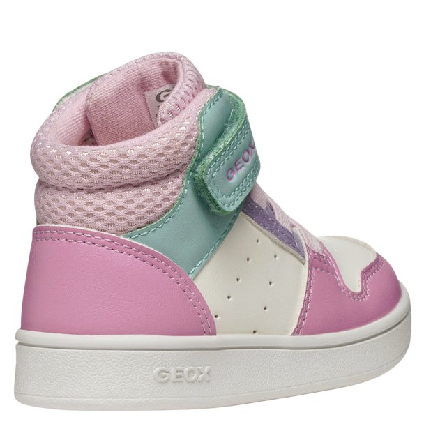 GEOX buty dla dzieci B Eclyper A White/DK Pink - obrazek 3