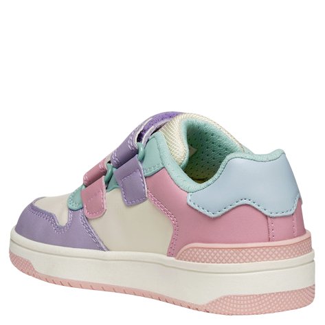 Geox niskie sneakersy dziewczęce J Washiba B LT Pink/Watersea - obrazek 3