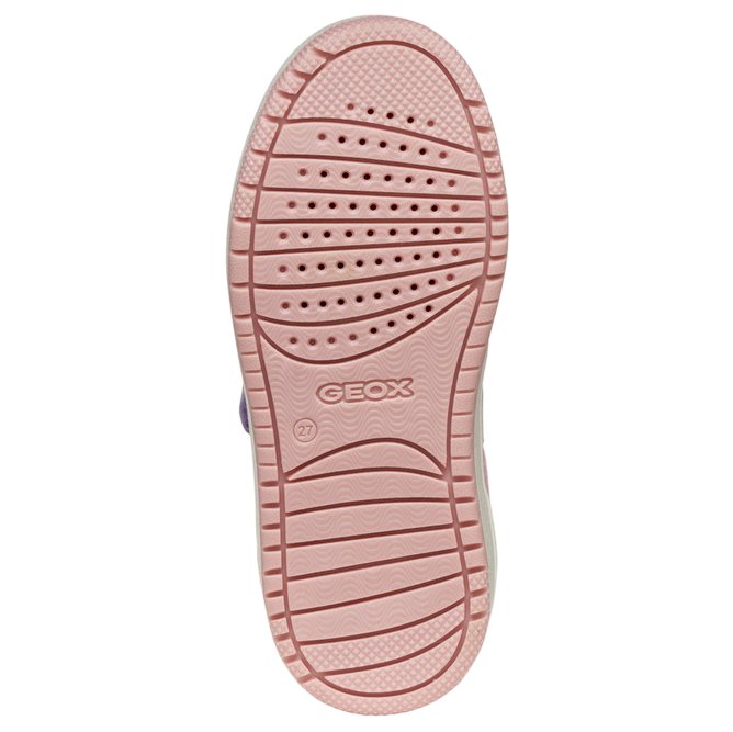 Geox niskie sneakersy dziewczęce J Washiba B LT Pink/Watersea - obrazek 5