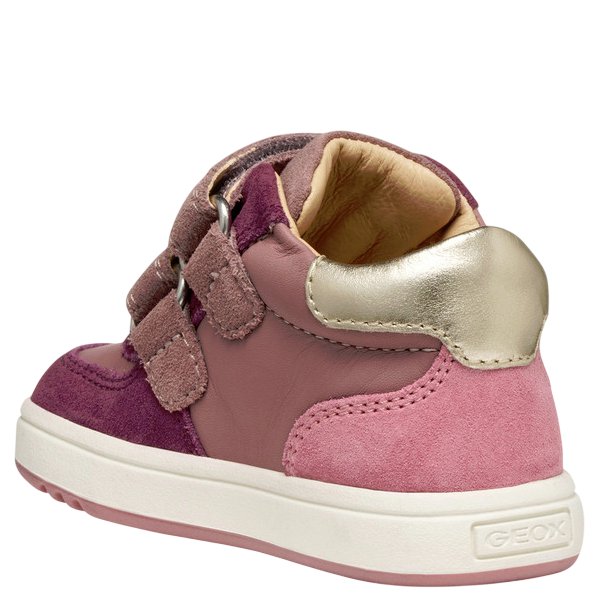 GEOX buty dla dzieci B Biglia G. A Rose Smoke/DK Purple - obrazek 4