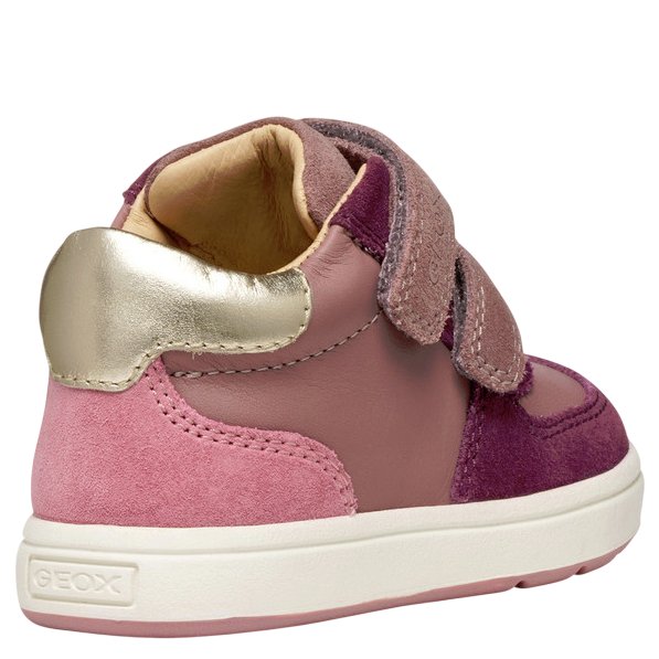 GEOX buty dla dzieci B Biglia G. A Rose Smoke/DK Purple - obrazek 3