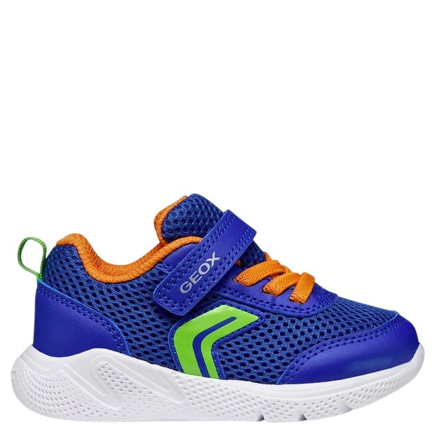 Geox Sneakersy buty sportowe J Sprintye B. C Royal/Orange - obrazek 2