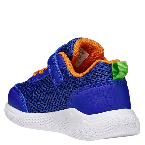 Geox Sneakersy buty sportowe J Sprintye B. C Royal/Orange - obrazek 3