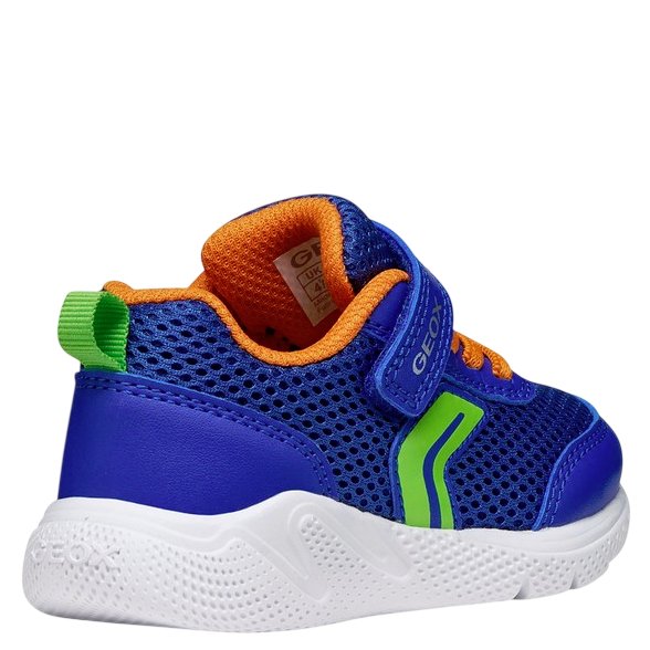 Geox Sneakersy buty sportowe J Sprintye B. C Royal/Orange - obrazek 4