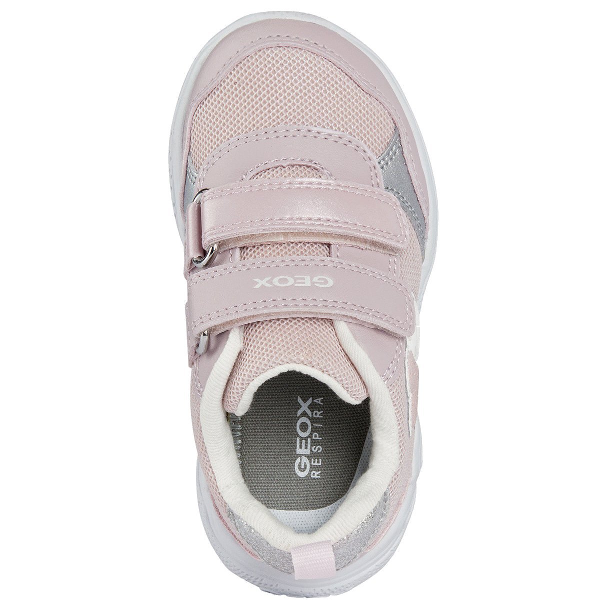 Geox Sneakersy dla dziewczynki B Sprintye G.C Pink/Silver - obrazek 5