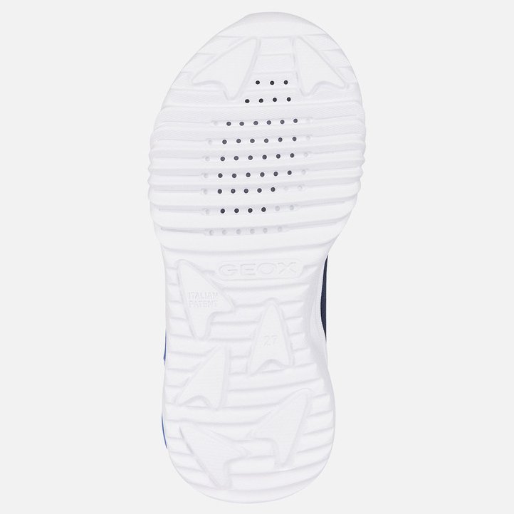 GEOX Sneakersy ze światełkami J ASSISTER B. C NAVY/ROYAL - obrazek 5