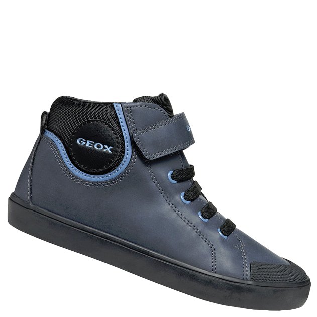 Geox Trampki ocieplane J Gisli B.C Navy/Lt Blue - obrazek 2