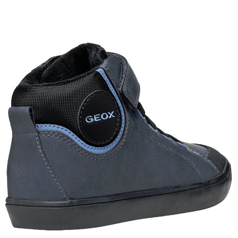 Geox Trampki ocieplane J Gisli B.C Navy/Lt Blue - obrazek 3