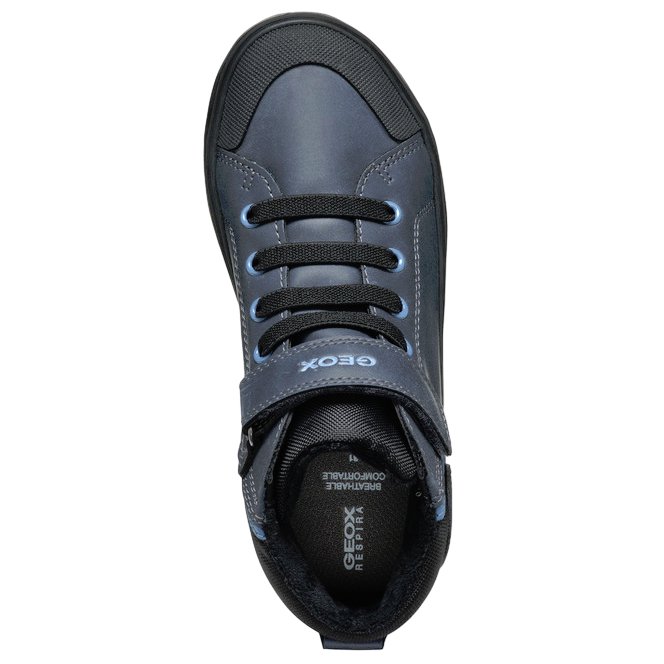 Geox Trampki ocieplane J Gisli B.C Navy/Lt Blue - obrazek 5