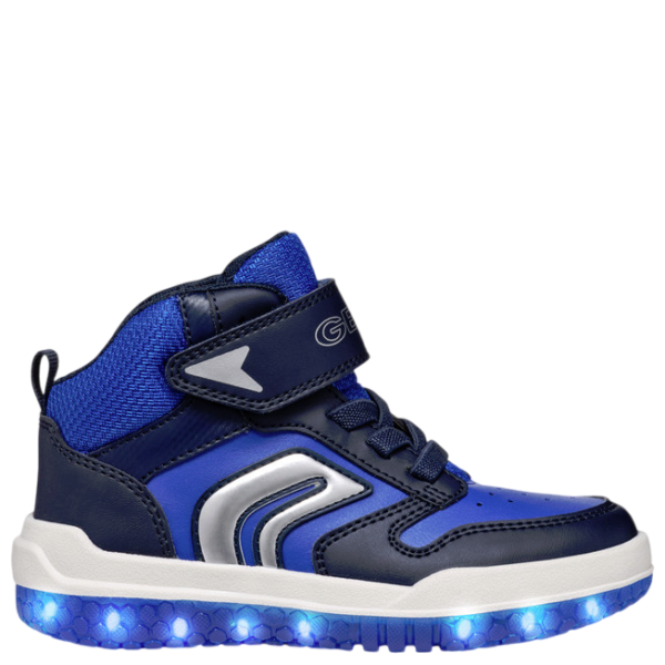 GEOX Sneakersy ze światełkami J Buzzerlight A Navy