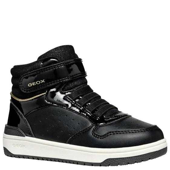 Geox wyższe buty dla dziewczynkii J WASHIBA G. A Black