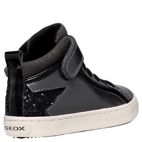 Geox ciemnoszare trampki J Kalispera G.M DK Grey/Black - obrazek 3