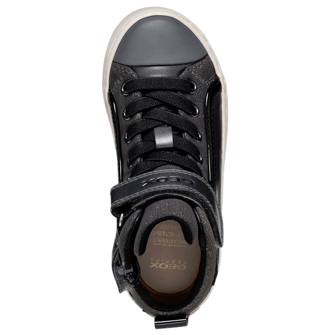 Geox ciemnoszare trampki J Kalispera G.M DK Grey/Black - obrazek 5