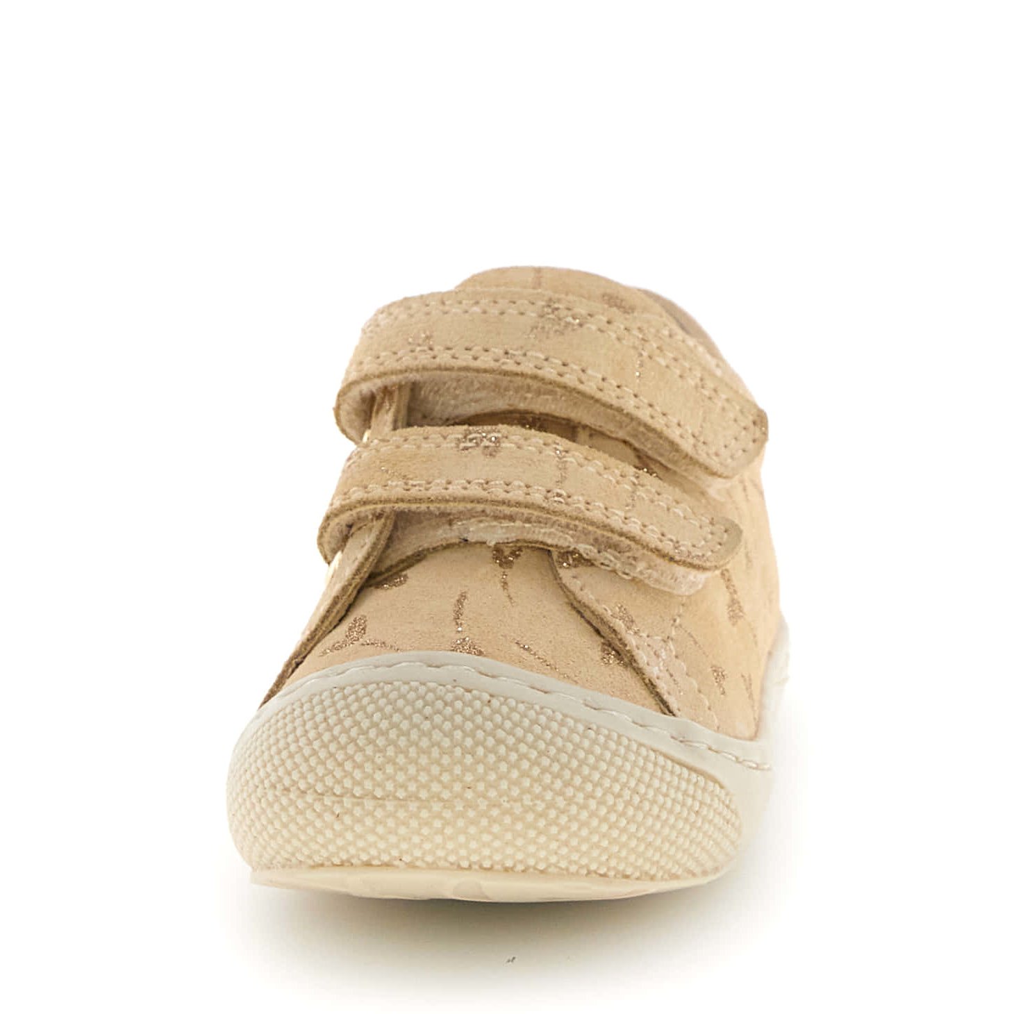 Lekkie i elastyczne buty NATURINO Cocoon Low Vanilla w złote serca - obrazek 4