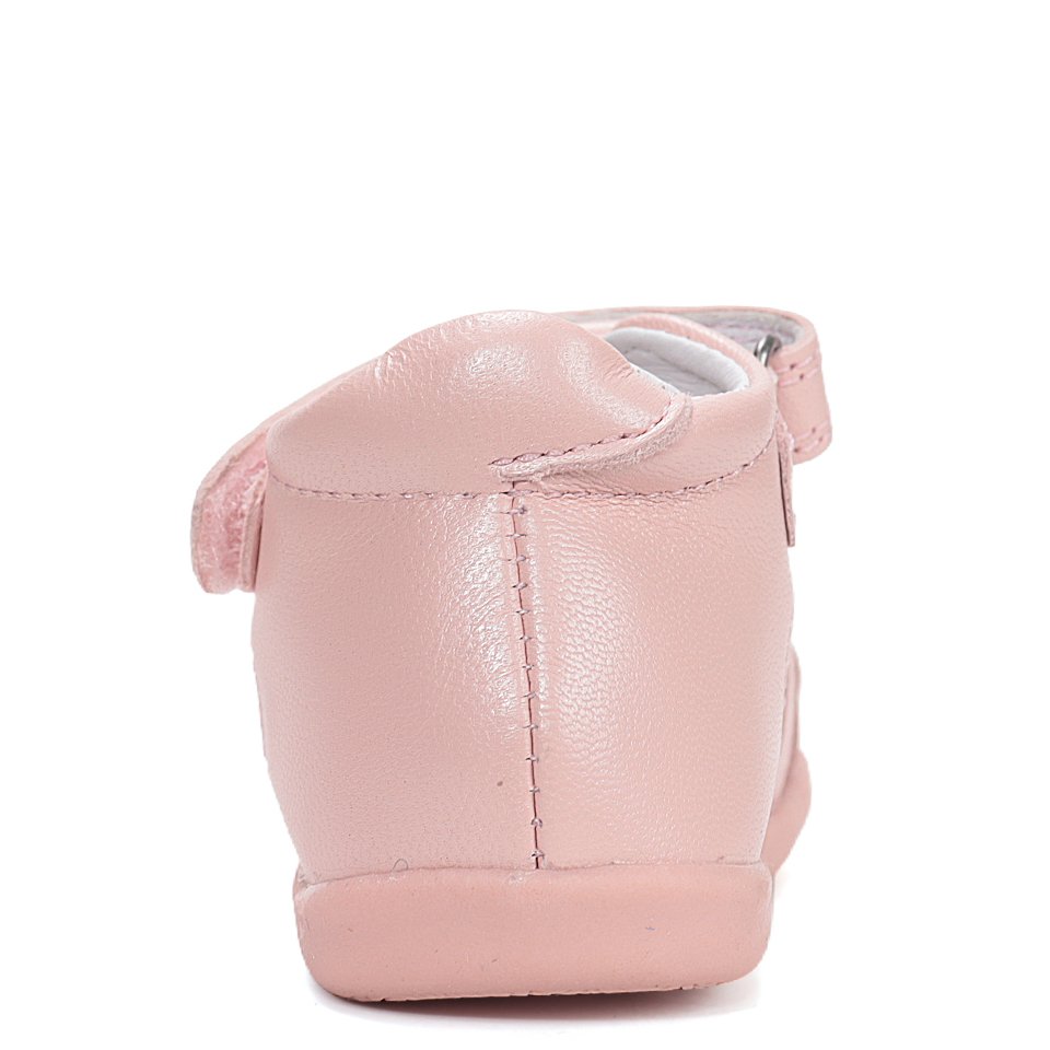 DD Step skórzane Sandałki Barefoot Baby Pink Koala - obrazek 5