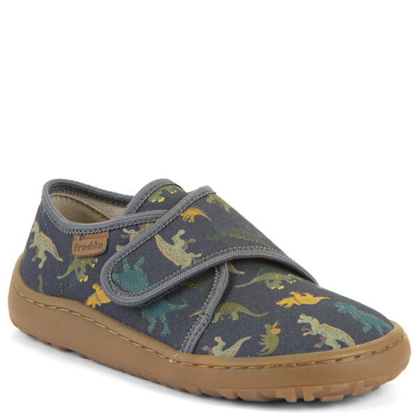 Froddo Kapcie Barefoot dla dzieci Slippers Grey Dino