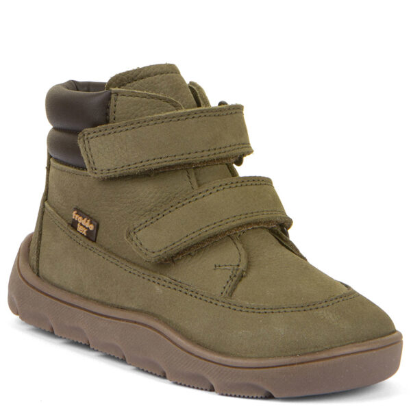 Froddo Wodoodporne ocieplane Trzewiki Zeru Tex Barefoot Olive