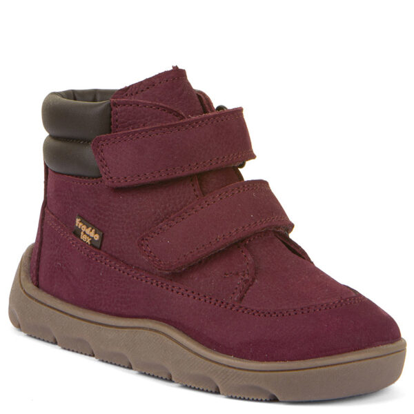 Froddo Wodoodporne ocieplane Trzewiki Zeru Tex Barefoot Dark Bordeaux