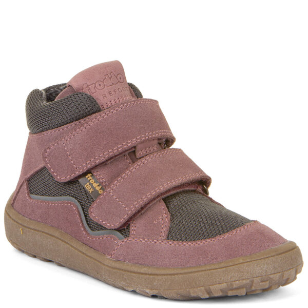 Froddo Wodoodporne ocieplane Trzewiki Tex Barefoot Grey/Pink