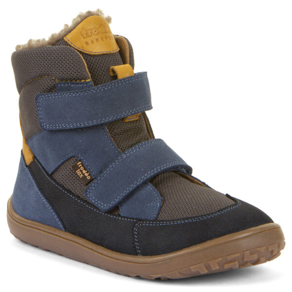 Froddo Wodoodporne zimowe Trzewiki Barefoot Up Tex Winter Denim