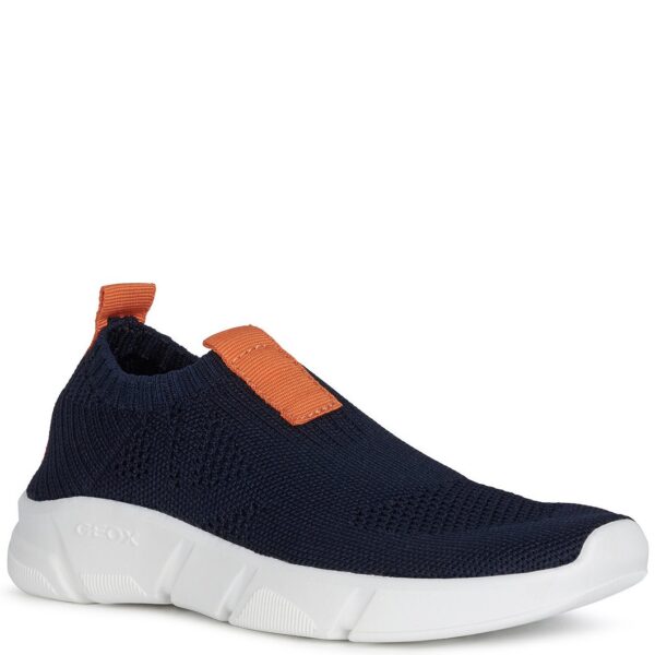 Geox wsuwane buty sportowe J Aril B. A Navy/Orange