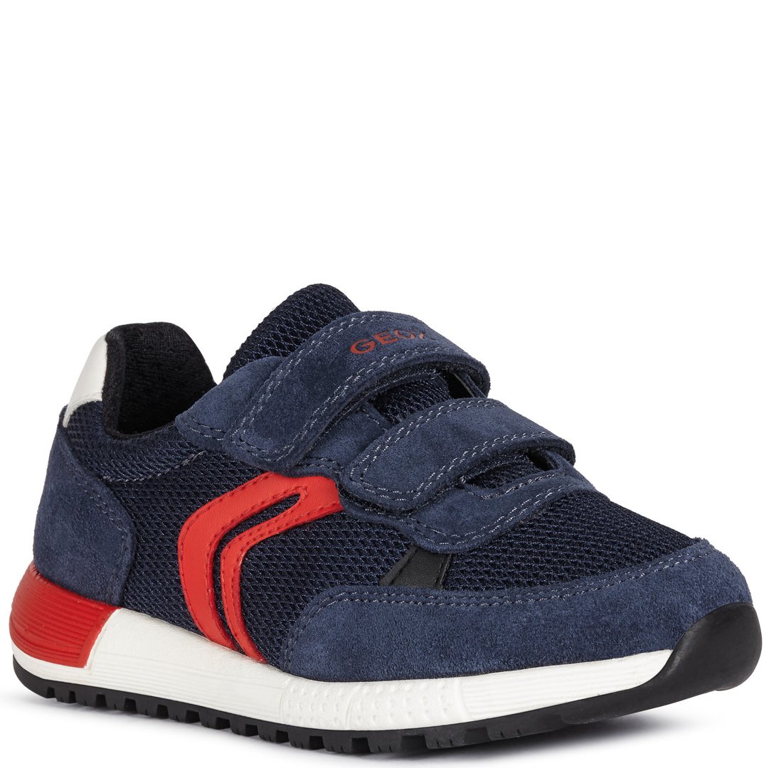 GEOX Sneakersy J ALBEN B. A Navy/Red