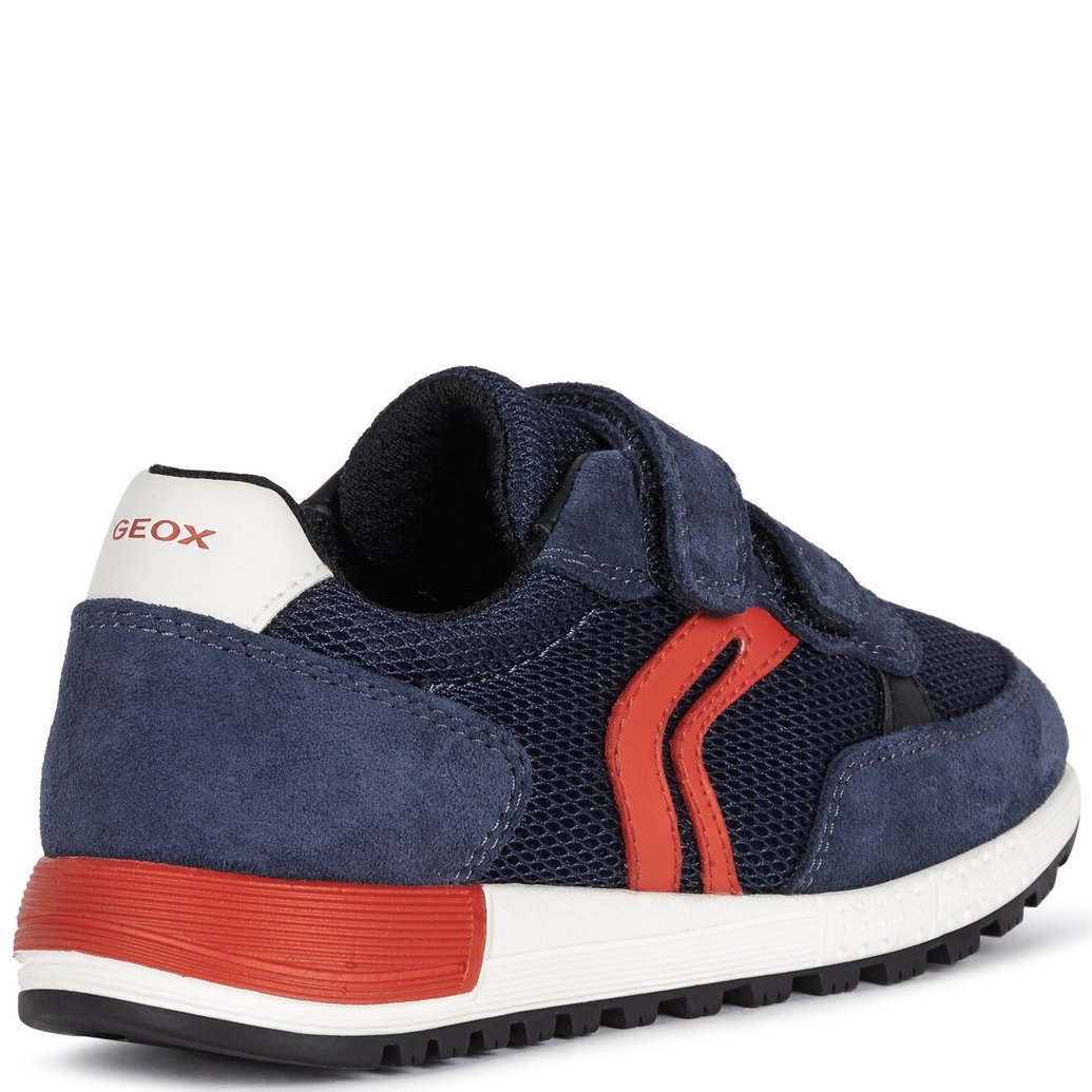 GEOX Sneakersy J ALBEN B. A Navy/Red - obrazek 3