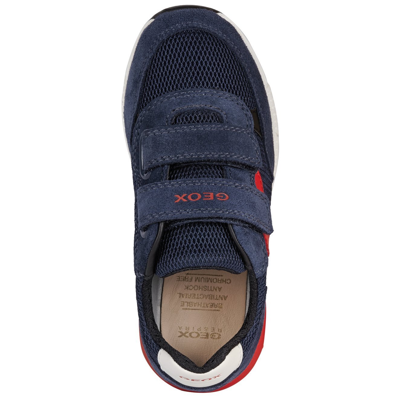 GEOX Sneakersy J ALBEN B. A Navy/Red - obrazek 6