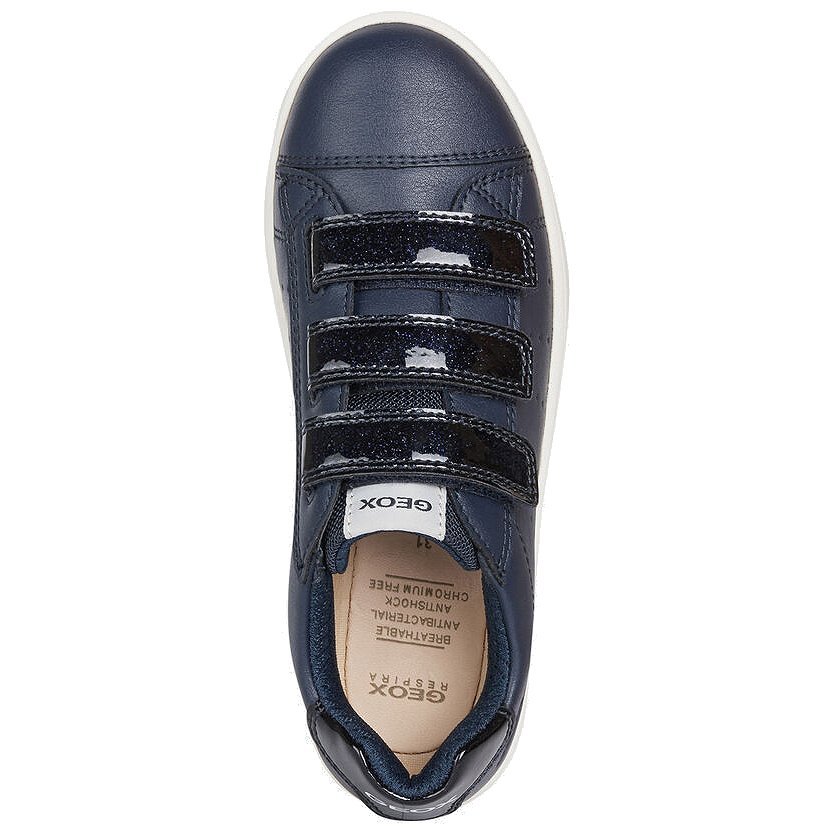 Geox sneakersy dziewczęce J Silenex G.B Navy - obrazek 3