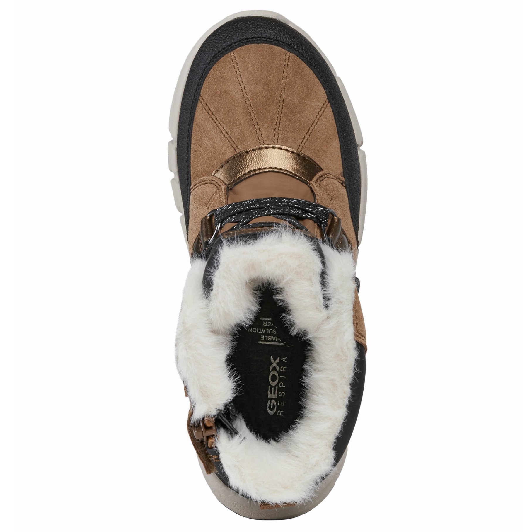 GEOX Buty zimowe J Flexyper G. B ABX Whisky/Black - obrazek 5