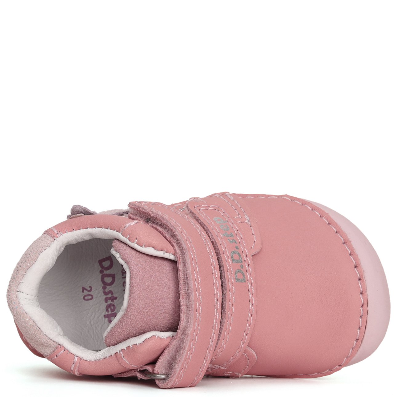 DD Step skórzane półbuty Barefoot z motylkiem - obrazek 5