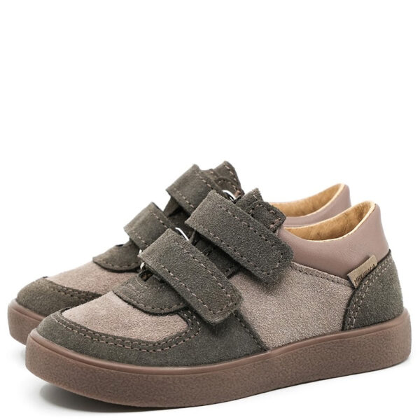 Mrugała skórzane buty sportowe MITO Grey