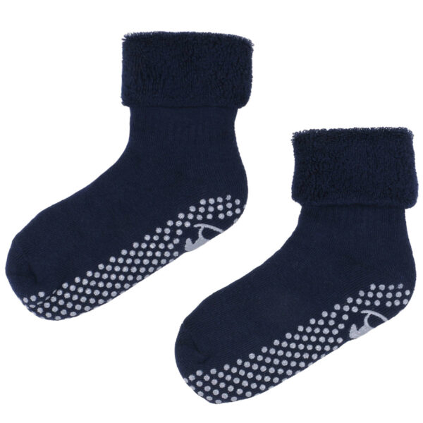 Emel granatowe skarpetki Frotte+ABS SFA 100-16