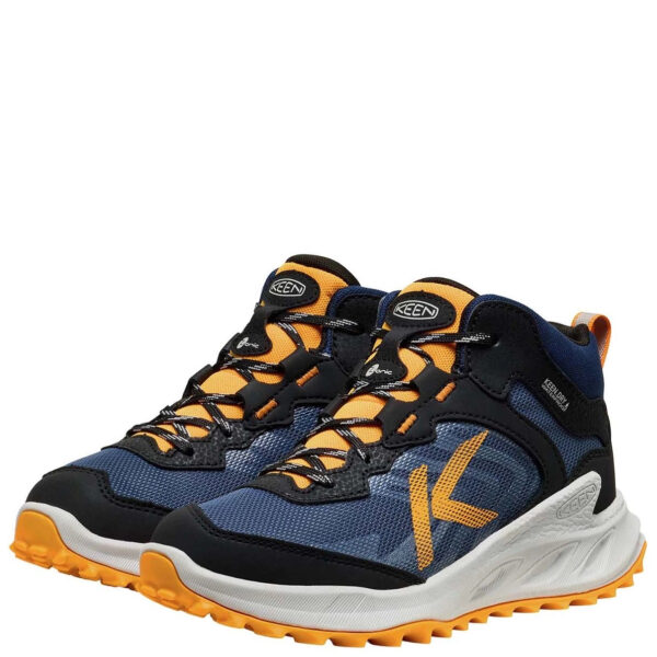 KEEN Buty Trekingowe Zionic Mid WP Naval Academy/Bright Marigold