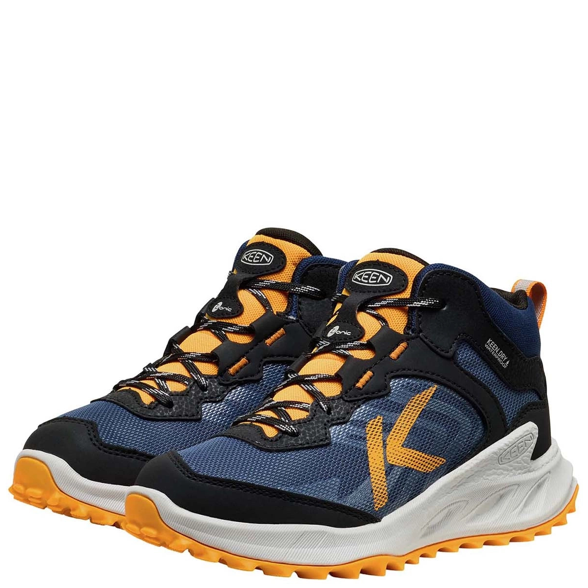 KEEN Buty Trekingowe Zionic Mid WP Naval Academy/Bright Marigold