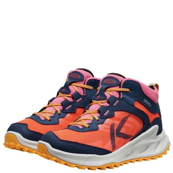 KEEN Buty Trekingowe Zionic Mid WP Naval Academy/Nasturium