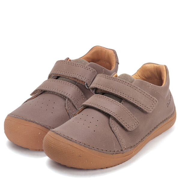 DD Step skórzane czekoladowe buty Barefoot