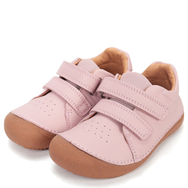 DD Step skórzane różowe buty Barefoot