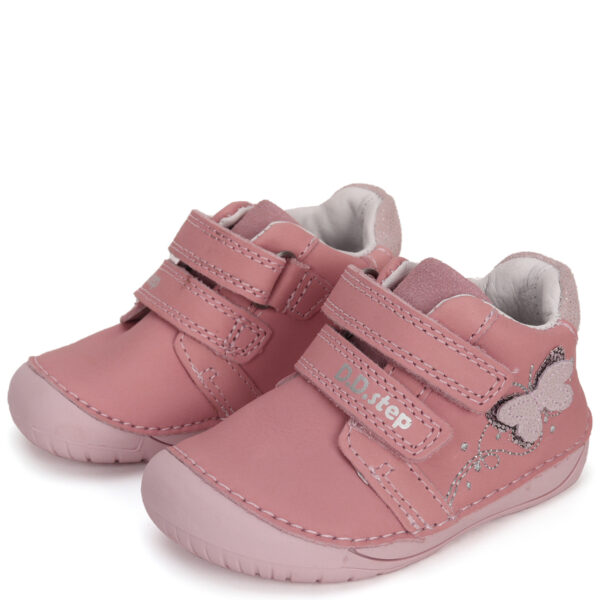DD Step skórzane półbuty Barefoot z motylkiem