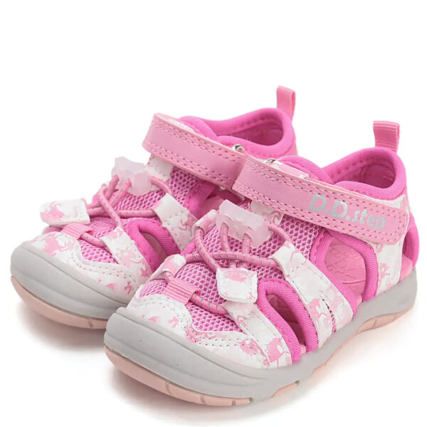 DD Step sportowe szybkoschnące sandały dziewczęce Hot Pink