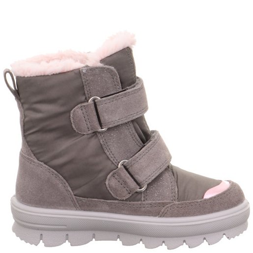 Superfit dziewczęce buty zimowe z membraną GoreTex Grau/Rosa - obrazek 3