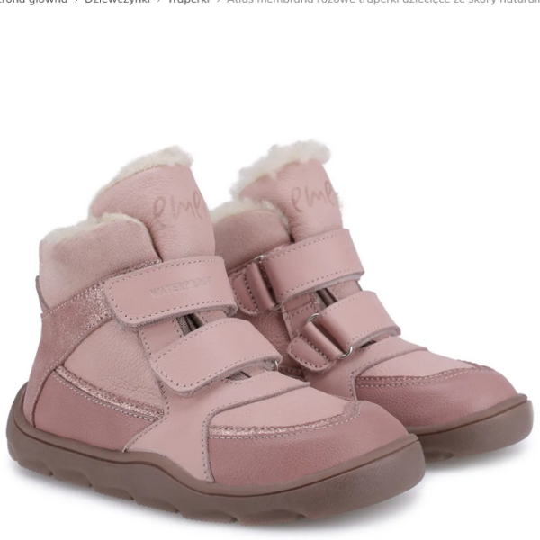 Lekkie i elastyczne buty dla dzieci zimowe Emel EV 2809-4
