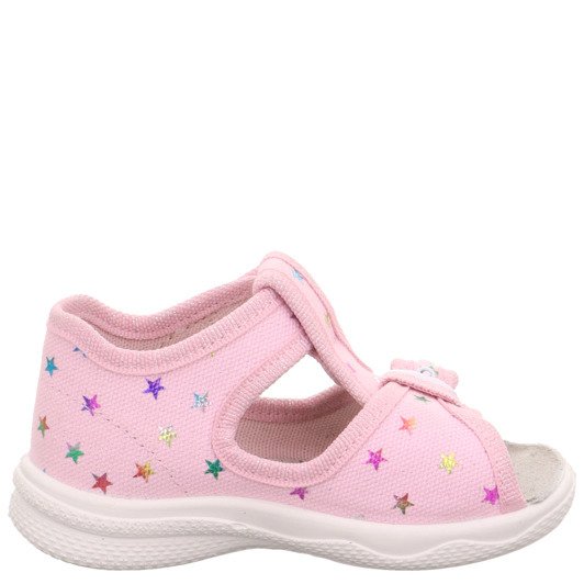 Sandałki Superfit Kapcie Polly Rosa/Mehrfarbig - obrazek 3