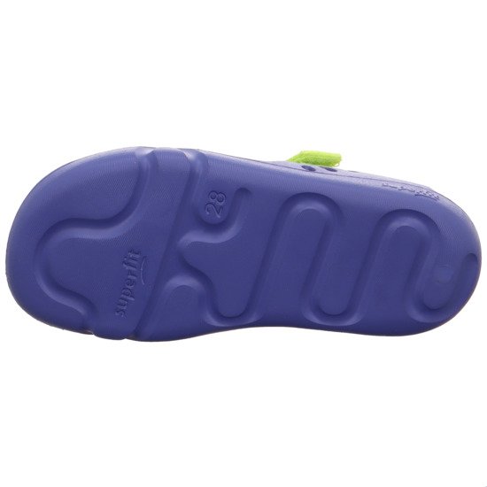 SUPERFIT piankowe sandałki do wody barefoot Splash-S Blau/Hellgrun - obrazek 6