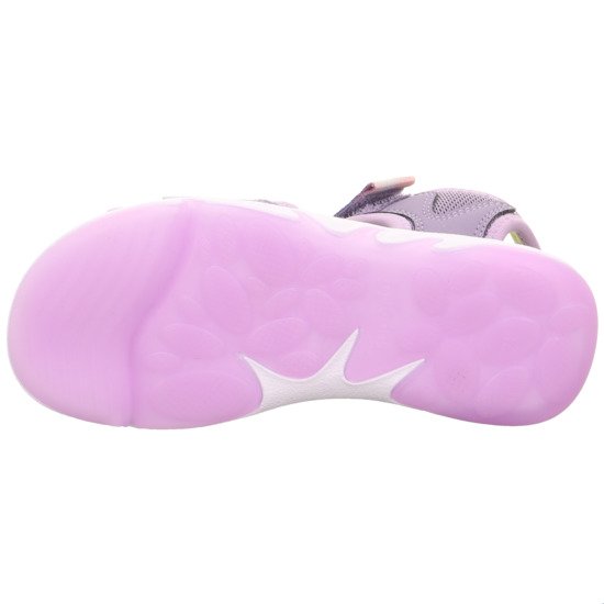 SUPERFIT szybkoschnące sandały dziewczęce Pebbles Lila - obrazek 6