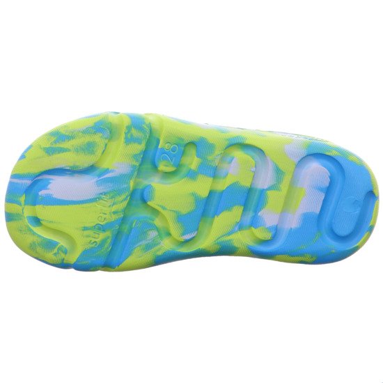SUPERFIT piankowe sandałki do wody barefoot Splash-S Turkis/Hellgrun - obrazek 6