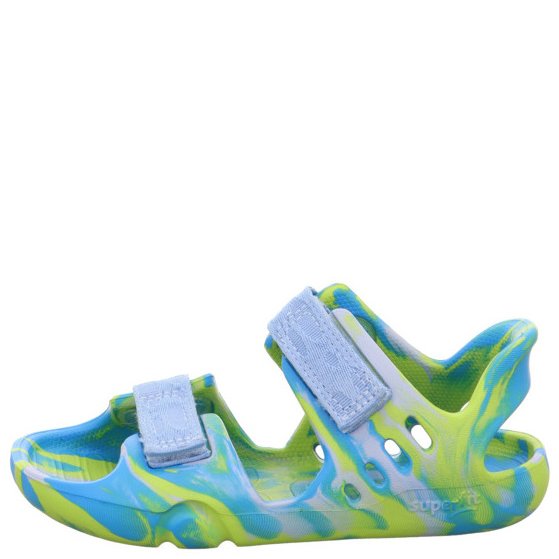 SUPERFIT piankowe sandałki do wody barefoot Splash-S Turkis/Hellgrun - obrazek 2