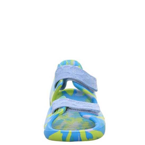 SUPERFIT piankowe sandałki do wody barefoot Splash-S Turkis/Hellgrun - obrazek 4