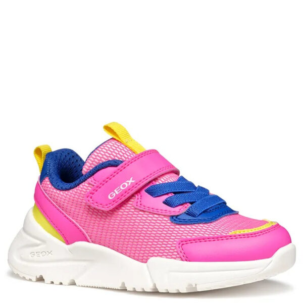 Geox dziewczęce buty sportowe  J Loftus A Fluo Fuchsia/Royal