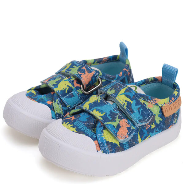 DD Step przewiewne trampki Barefoot w dinozaury
